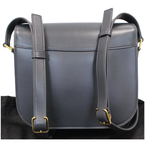 YVES SAINT LAURENT Betty Smooth Leather Shoulder Bag Grey - Last Call