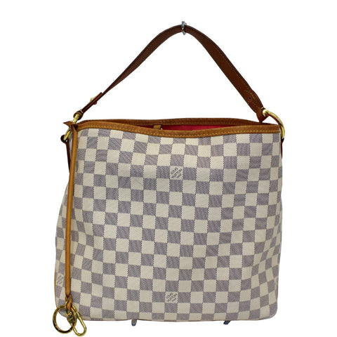 LOUIS VUITTON Delightful PM Damier Azur Shoulder Hobo Bag