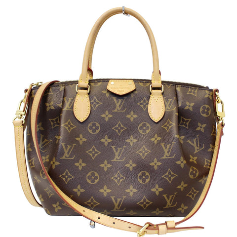 LOUIS VUITTON Turenne PM Monogram Canvas Shoulder Bag Brown