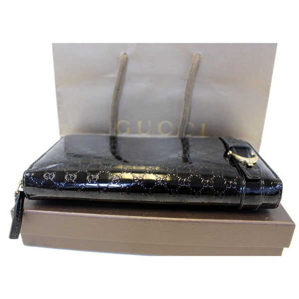 Gucci Wallet Nice Microguccissima Patent Leather - bottom view