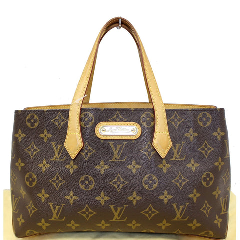 Louis Vuitton Wilshire PM Monogram Canvas Satchel Handbag