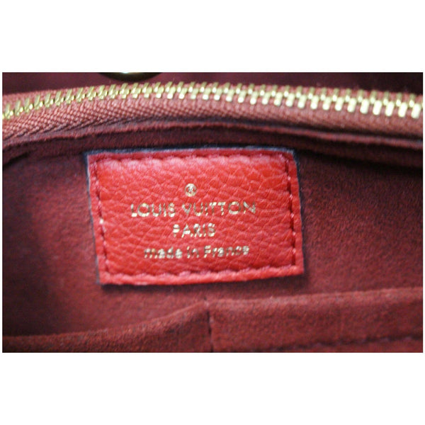 LOUIS VUITTON Kimono Monogram Calfskin Tote Bag Brown/Cerise