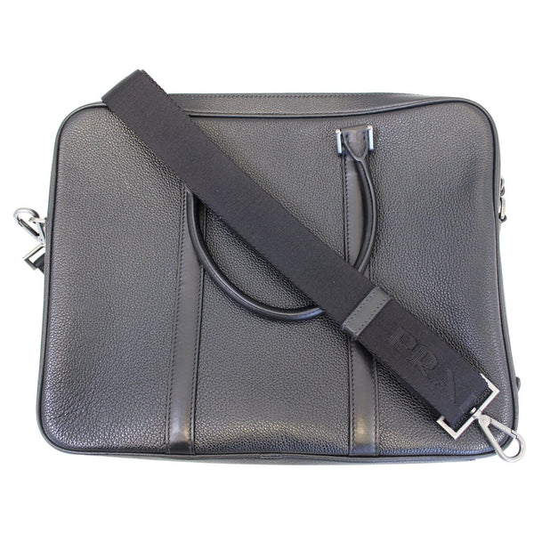  Prada Saffiano Leather Laptop Bag - Strap on Bag