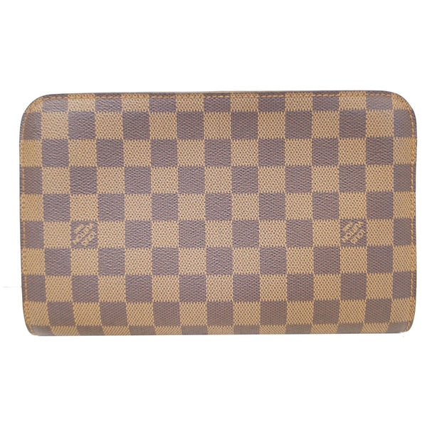 Louis Vuitton Saint Louis Damier Ebene pouch front look