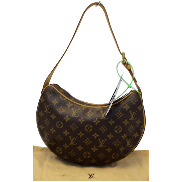 LOUIS VUITTON LV Croissant MM Monogram Canvas Shoulder Bag Brown-US