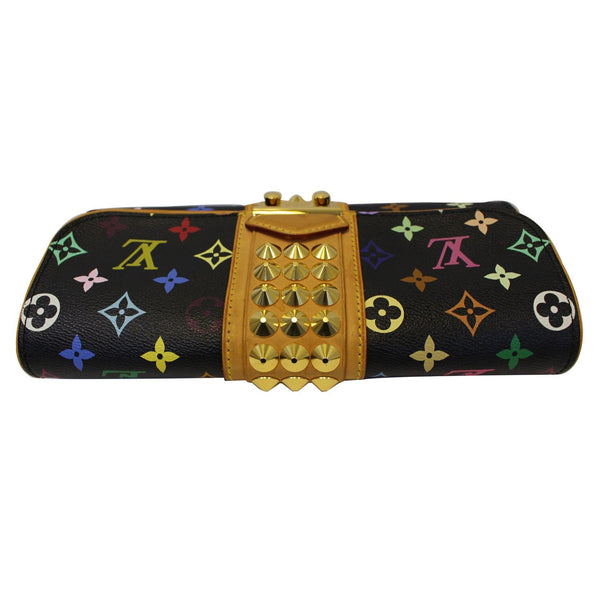 LOUIS VUITTON Courtney  Multicolore Monogram Clutch Bag Black