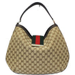 GUCCI New Ladies Web GG Canvas Large Hobo Bag Beige 233604-US