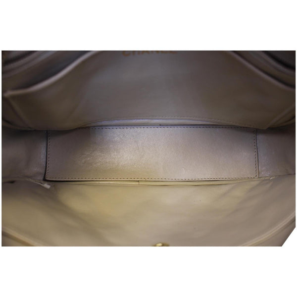 CHANEL Beige Lambskin Leather Camera Shoulder Bag-US