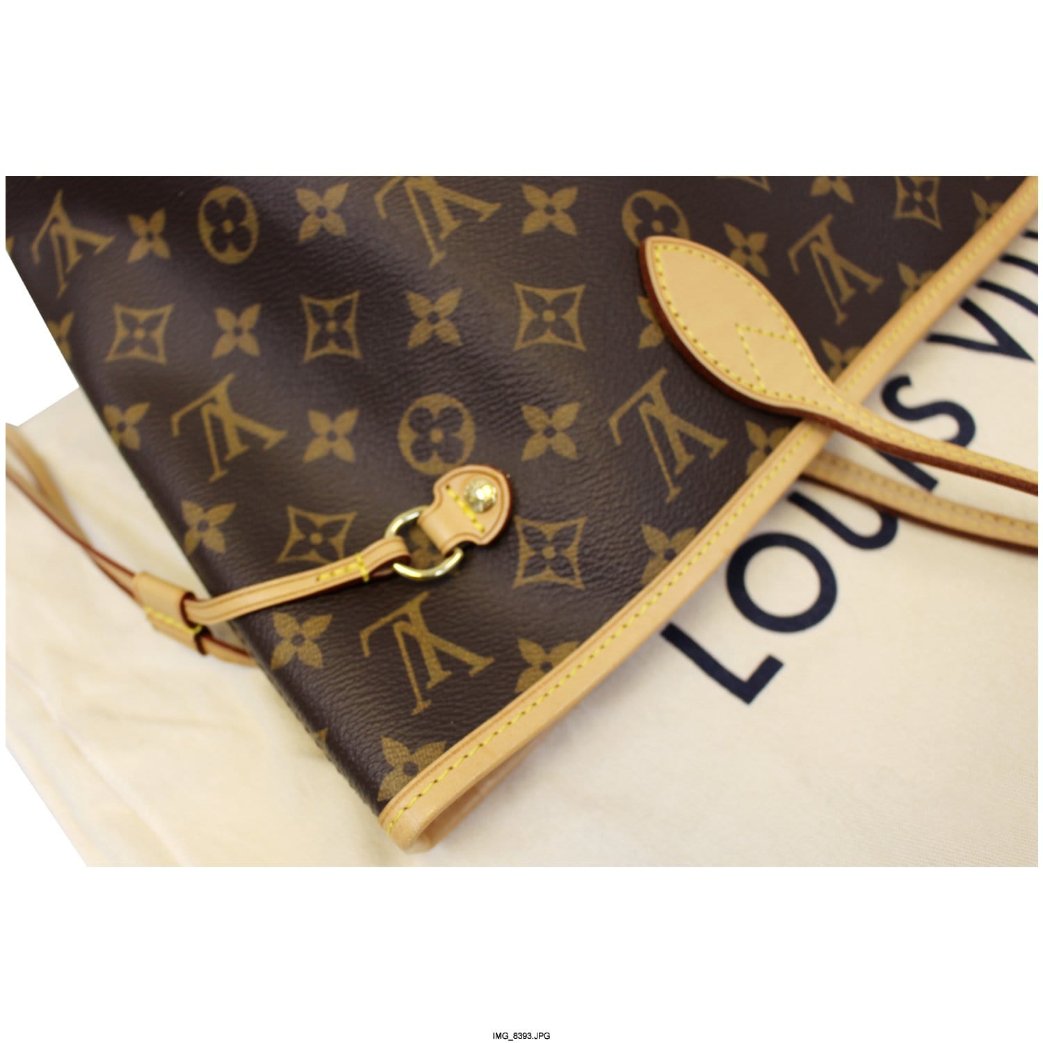 Louis Vuitton Neverfull MM monogram rose ballerine shoulderbag