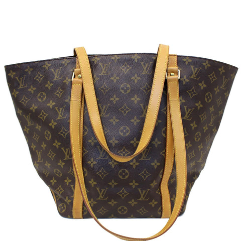 LOUIS VUITTON Sac Shopping Monogram Canvas Tote Bag Brown