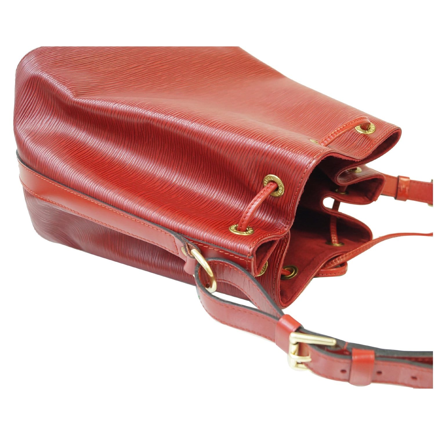 LOUIS VUITTON Epi Petit Noe Shoulder Bag Red M44107 LV Auth 48976 Leather  ref.1013509 - Joli Closet