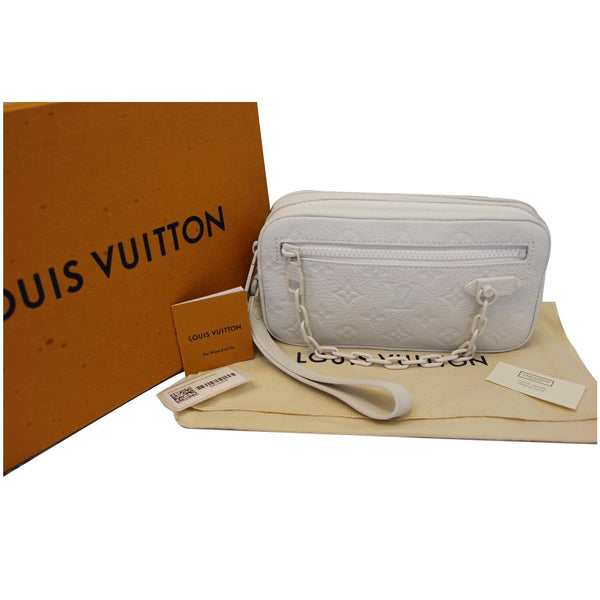 LV Pochette Volga Monogram Clutch Bag - full view