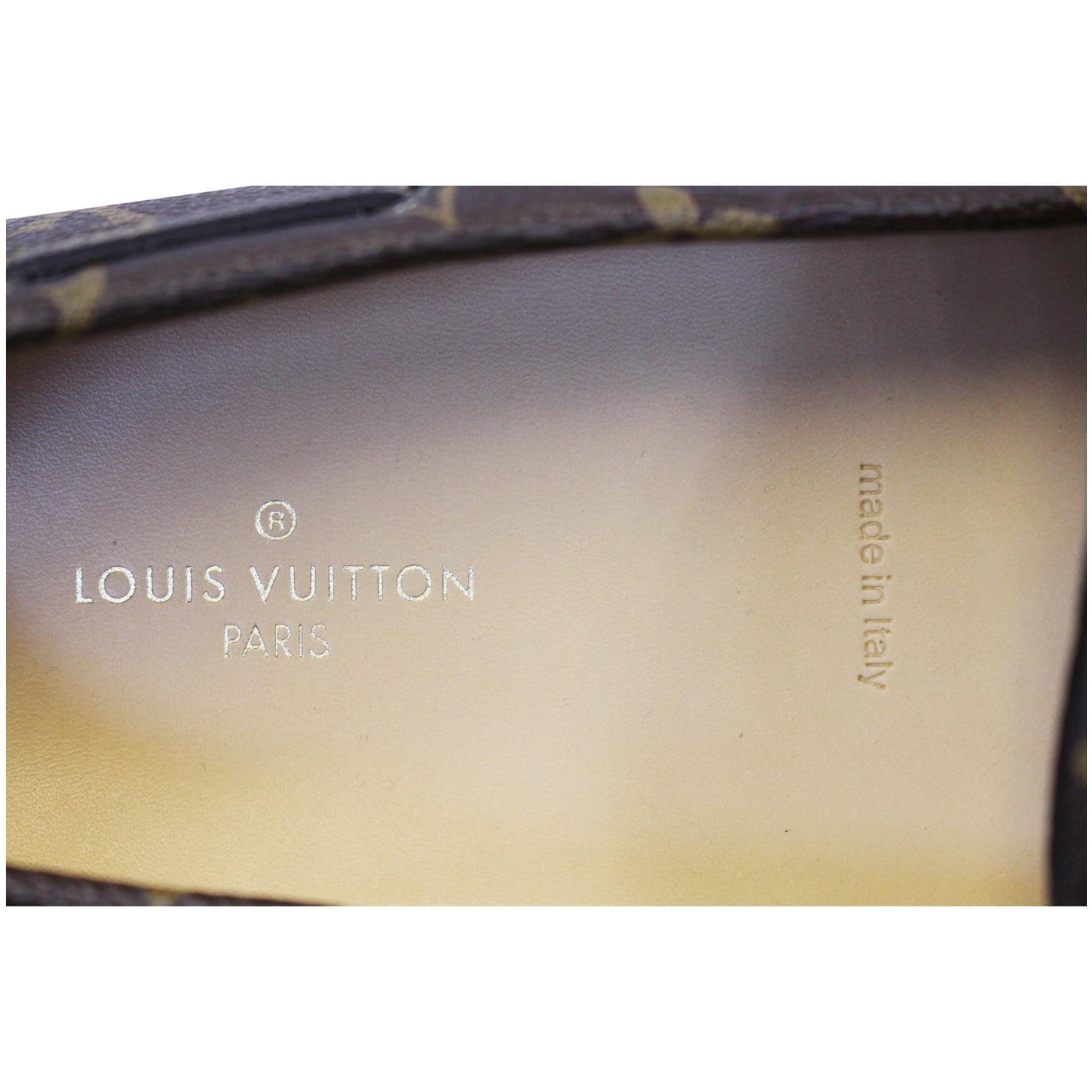 Louis Vuitton, Shoes, Mens Louis Vuitton Camo Arizona Moccasin Like New  Sz 85