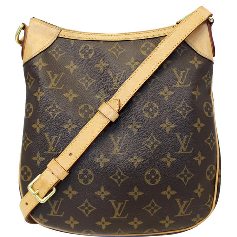LOUIS VUITTON Odeon PM Monogram Canvas Shoulder Crossbody Bag Brown