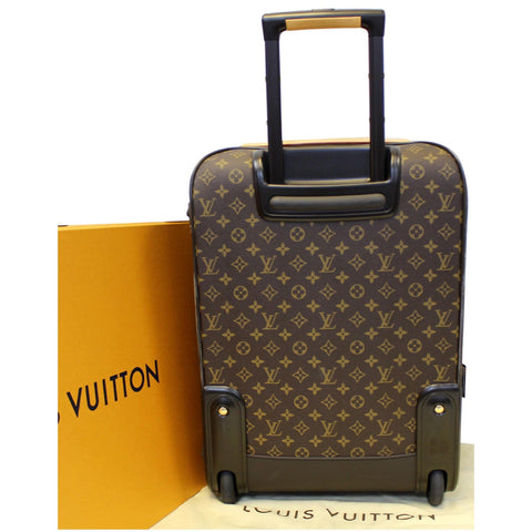 LOUIS VUITTON Pegase Legere 55 Monogram Canvas Business Suitcase Bag-US