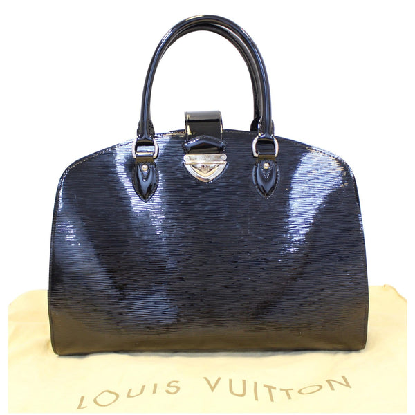 LOUIS VUITTON Pont-Neuf GM Epi Leather Satchel Bag Black-US