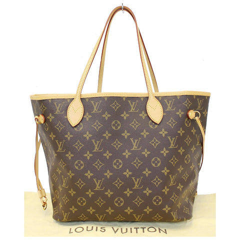 LOUIS VUITTON Neverfull MM Monogram Canvas Tote Bag