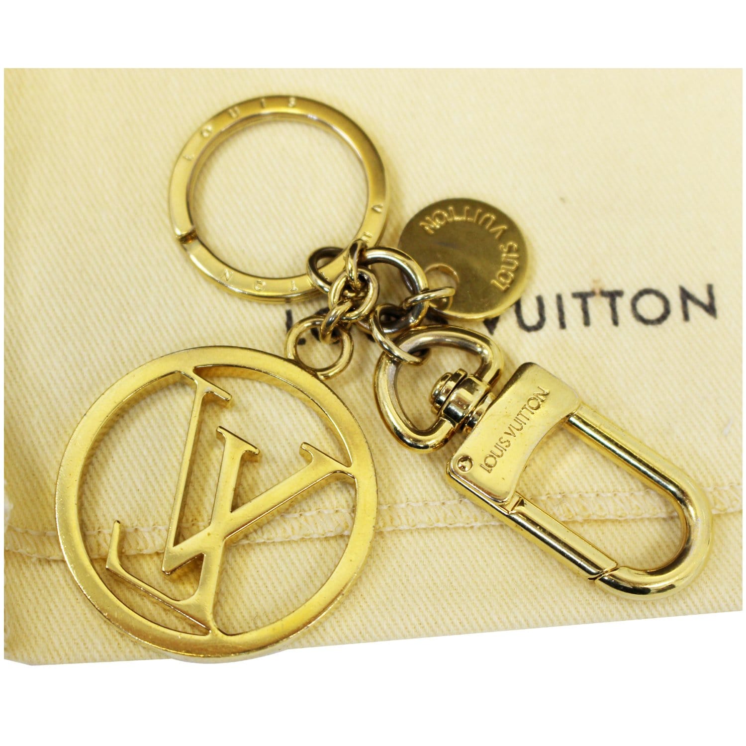 Louis Vuitton Circle Bag Charm & Key Holder - Gold Keychains, Accessories -  LOU778735