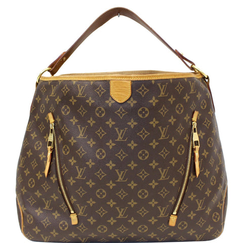 LOUIS VUITTON Delightful GM Monogram Canvas Shoulder Bag Brown