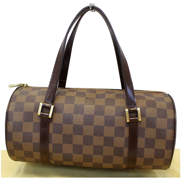 LOUIS VUITTON Papillon 30 Damier Ebene Shoulder Handbag Brown