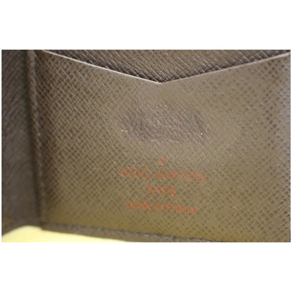 Louis Vuitton Card Case - Pocket Organizer Card Holder - inside view