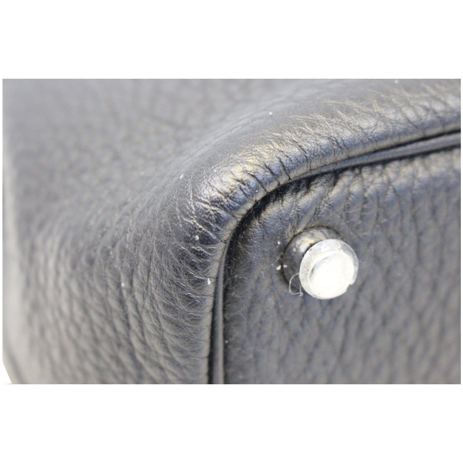 Hermes Picotin Lock Bag 18 In Capucine, Taurine Mallurice Leather