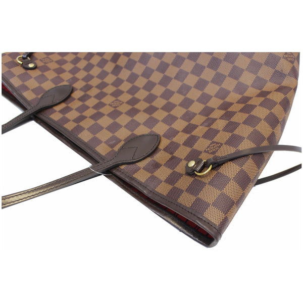LOUIS VUITTON Neverfull MM Damier Ebene Tote Shoulder Bag Brown-US