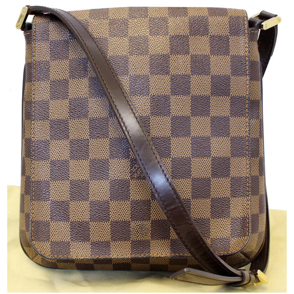LOUIS VUITTON Musette Salsa Damier Ebene Crossbody Bag Brown-US