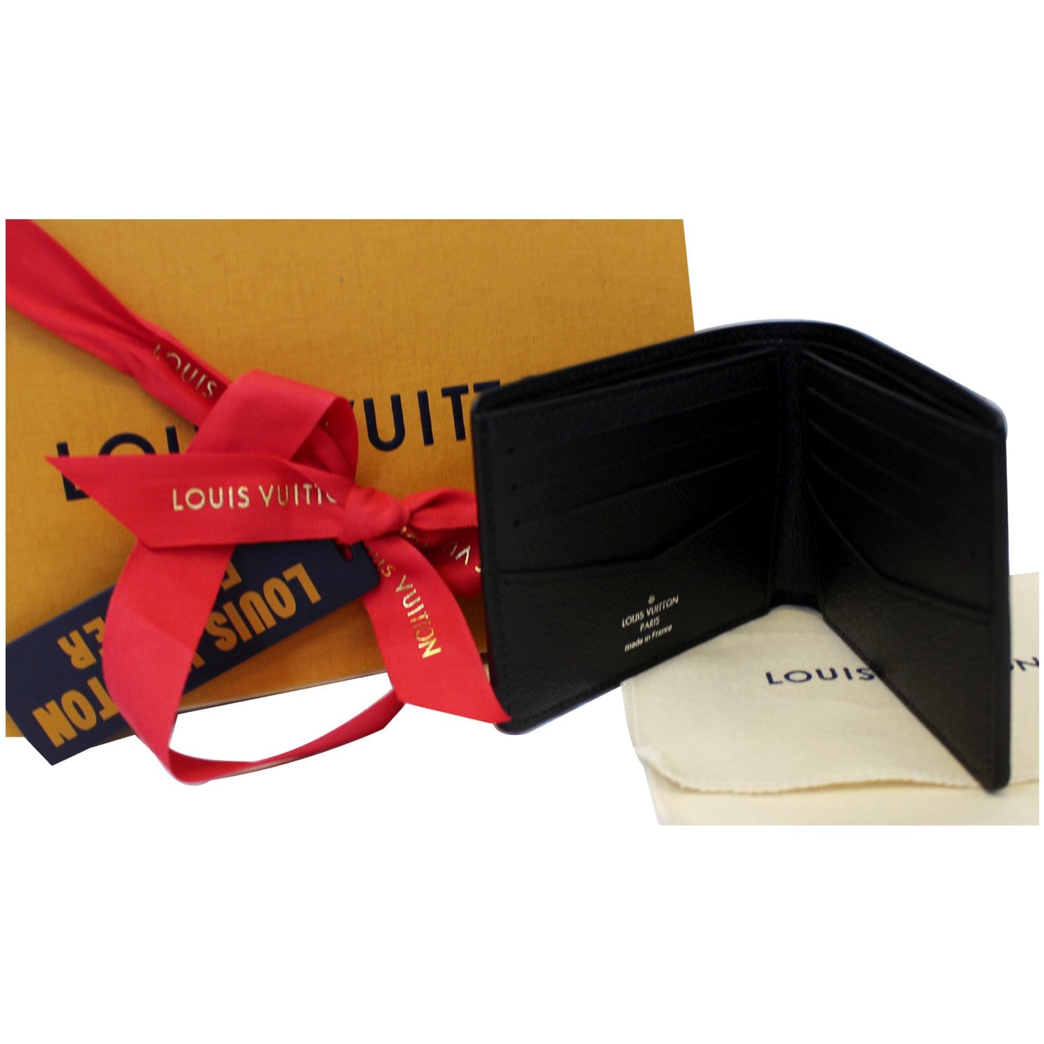 Black Louis Vuitton Supreme Wallet