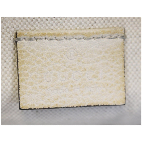 GUCCI Print Leather White Belt Waist Bum Bag Medium 530412