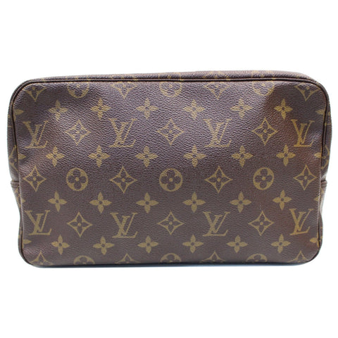 LOUIS VUITTON Trousse Toilette 23 Monogram Canvas Cosmetic Pouch Brown