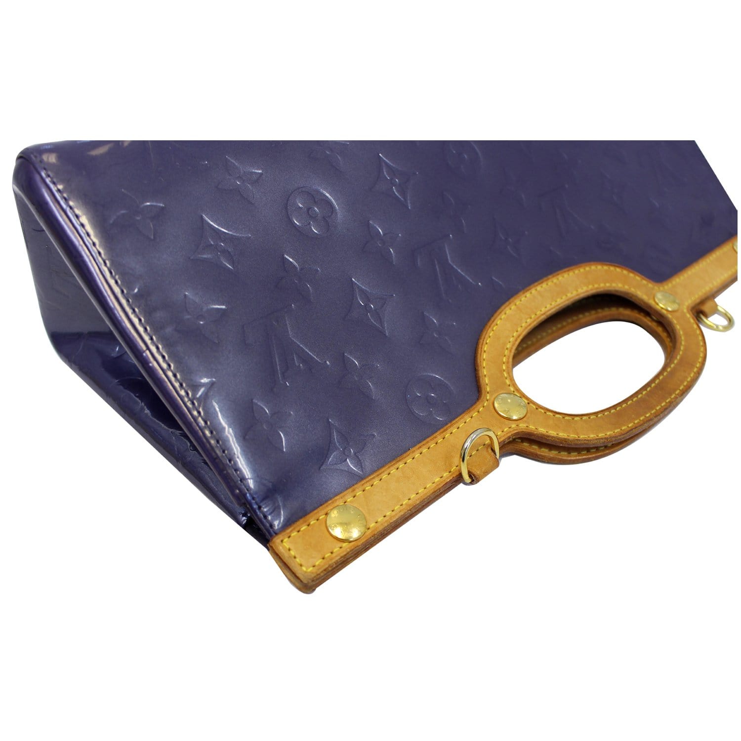 Louis+Vuitton+Roxbury+Drive+Shoulder+Bag+Purple+Leather for sale