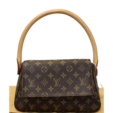 LOUIS VUITTON Looping PM Monogram Canvas Satchel Bag