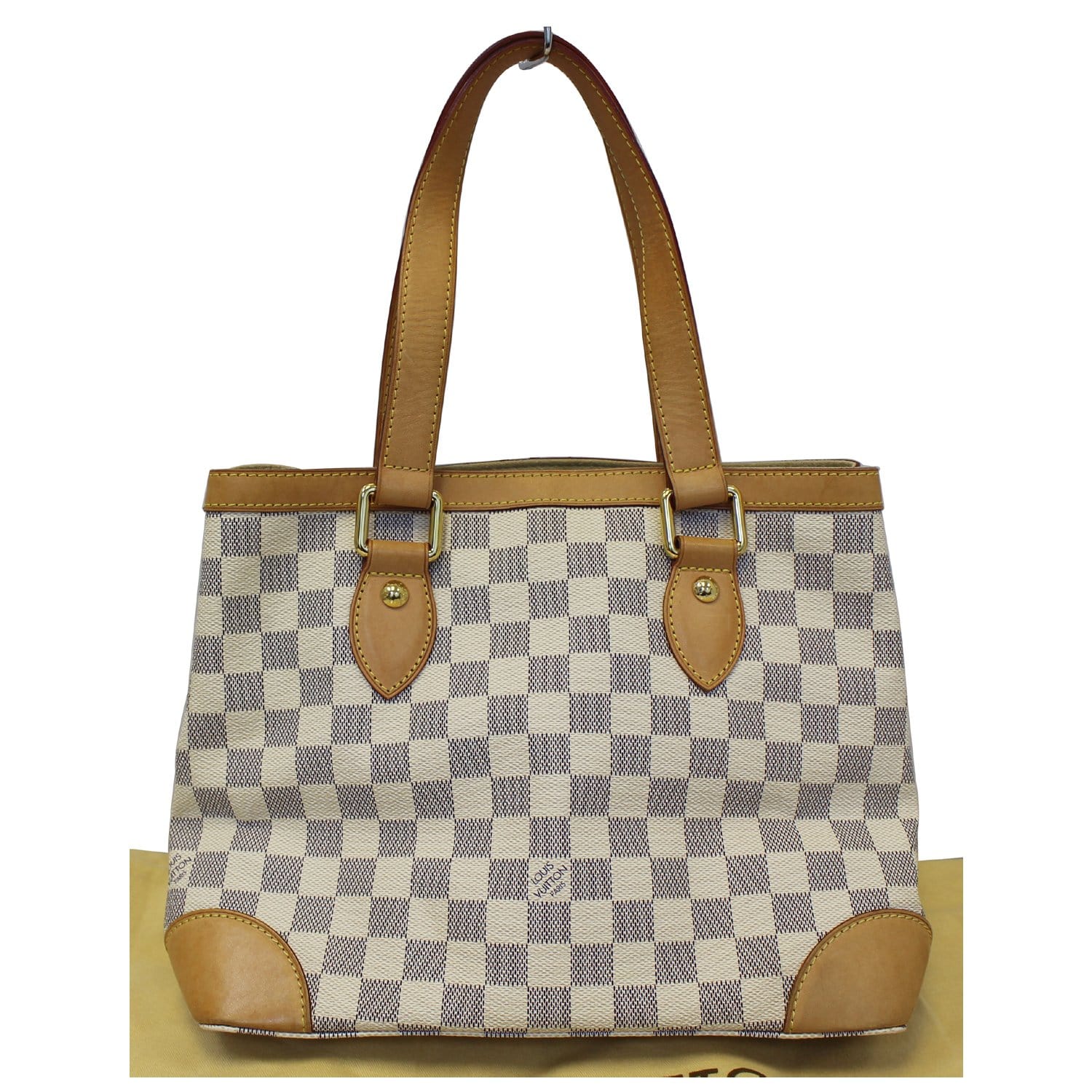Louis Vuitton Damier Azur Hampstead PM Shoulder Tote Bag
