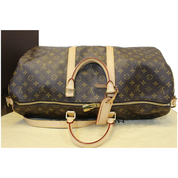 LOUIS VUITTON Keepall Bandouliere 55 Monogram Canvas Travel Bag-US