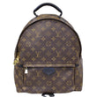 LOUIS VUITTON Palm Springs MM Monogram Canvas Backpack Bag Brown