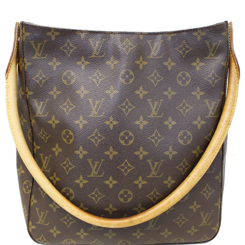 LOUIS VUITTON Monogram Canvas Looping GM Brown Shoulder Bag
