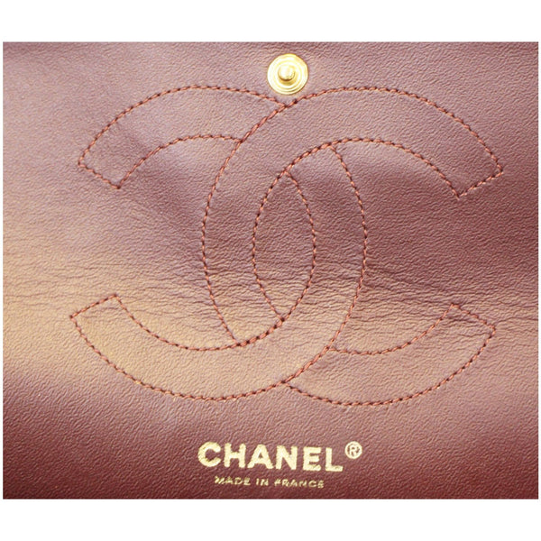 CHANEL Reissue Double Flap Patent Leather Shoulder Bag Black