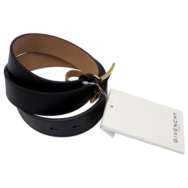 Givenchy Belt Double G Logo Buckle Black for women