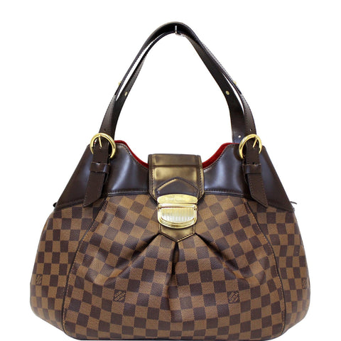 LOUIS VUITTON Sistina GM Damier Ebene Shoulder Handbag