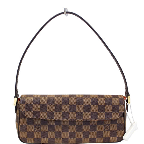 LOUIS VUITTON Recoleta Damier Ebene Shoulder Handbag