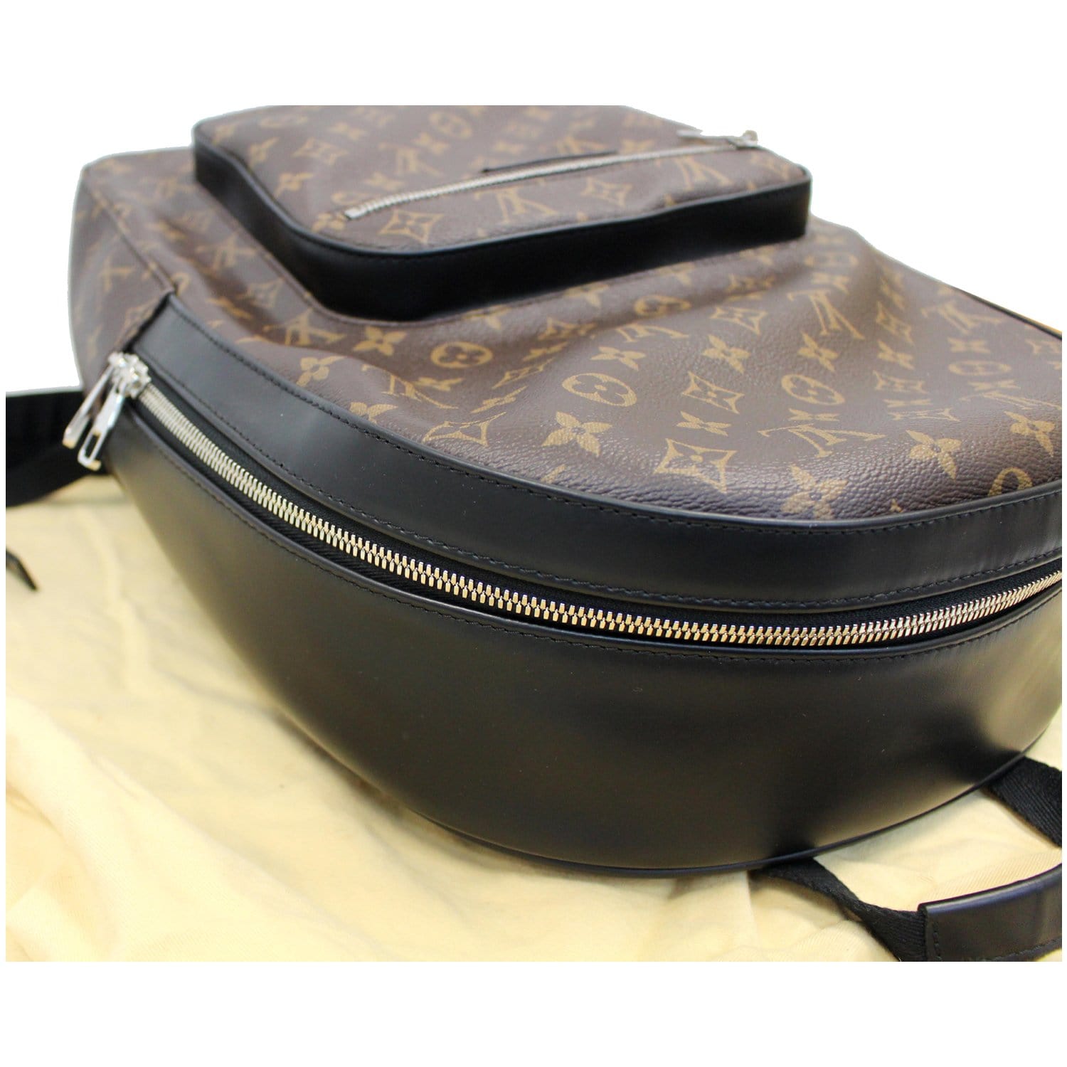 Josh backpack cloth satchel Louis Vuitton Black in Cloth - 30231085