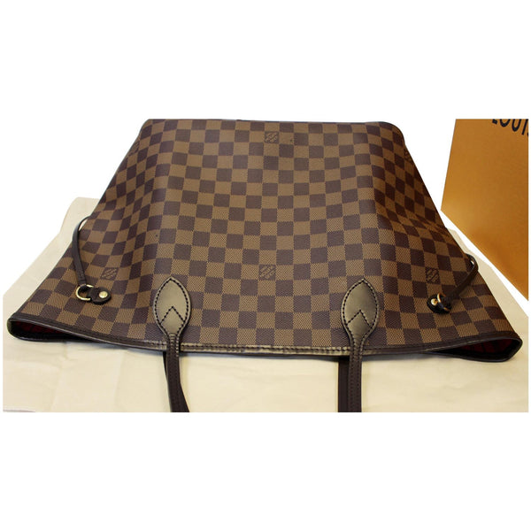 Louis Vuitton Neverfull MM Damier Ebene Tote Bag - full view