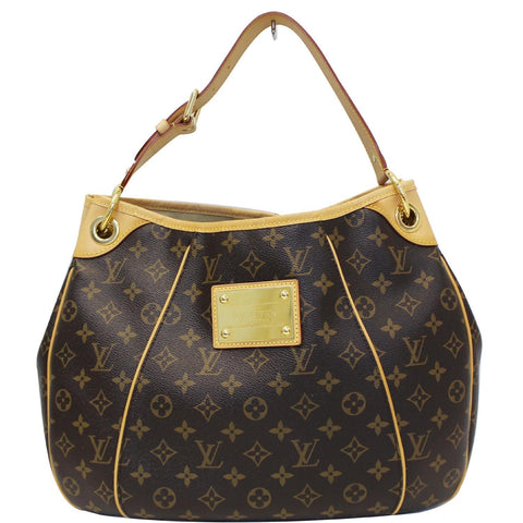 LOUIS VUITTON Galliera PM Monogram Canvas Shoulder Handbag Brown