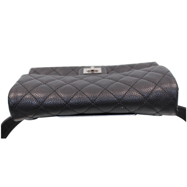 Chanel 2.55 Reissue Flap Grained Leather Waist Belt Bag bottom view