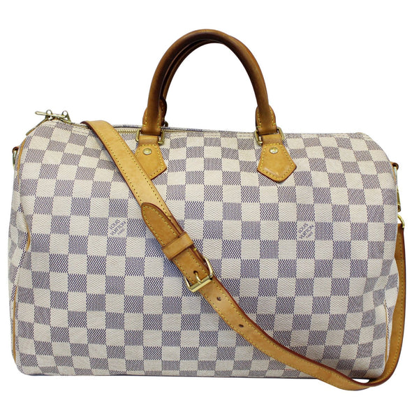 Louis Vuitton Speedy 35 Damier Azur Bag  Front look