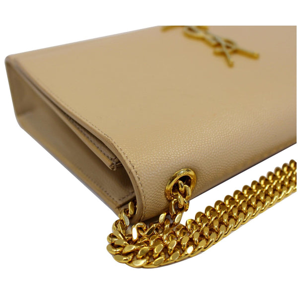 YVES SAINT LAURENT Kate Medium Leather Crossbody Bag Beige