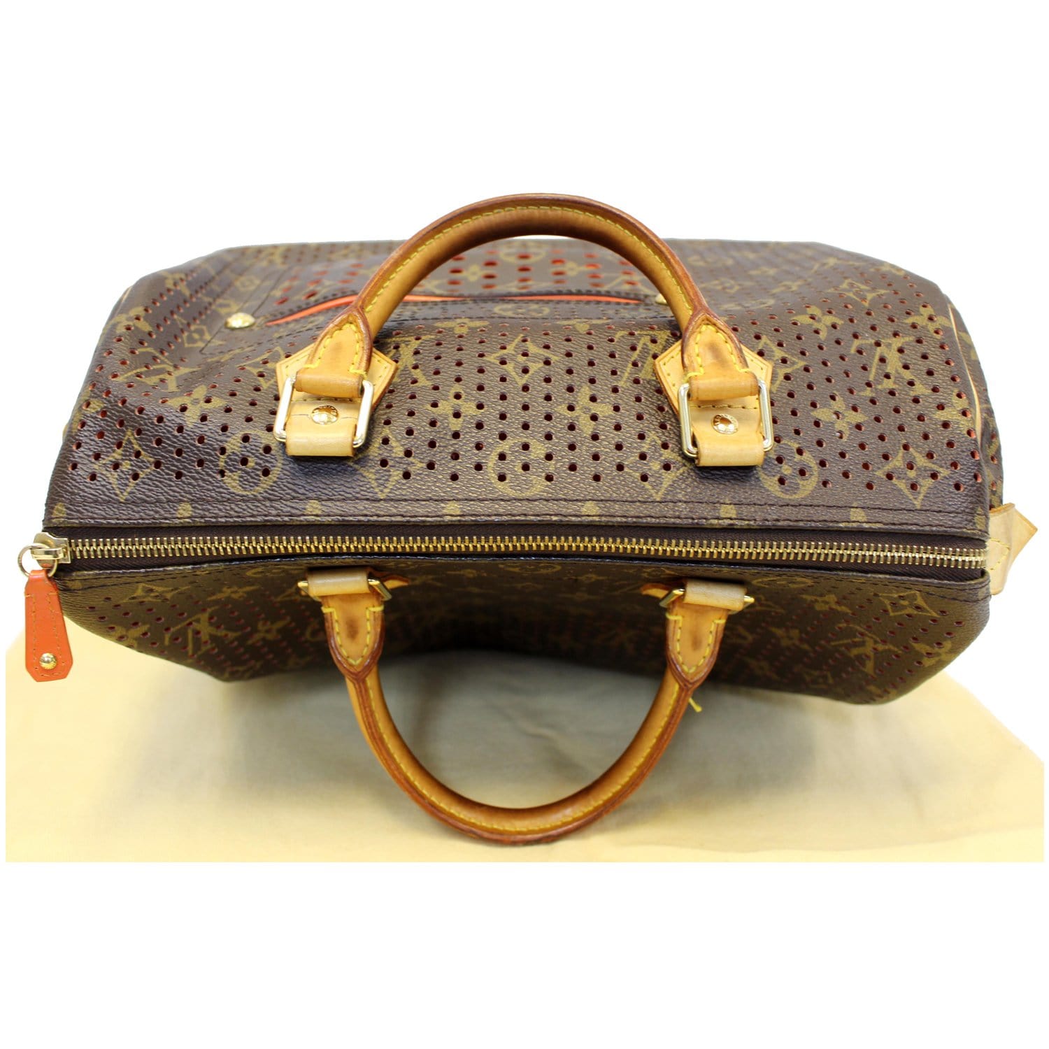 Louis Vuitton Speedy 30 Monogram Perforated Satchel Bag