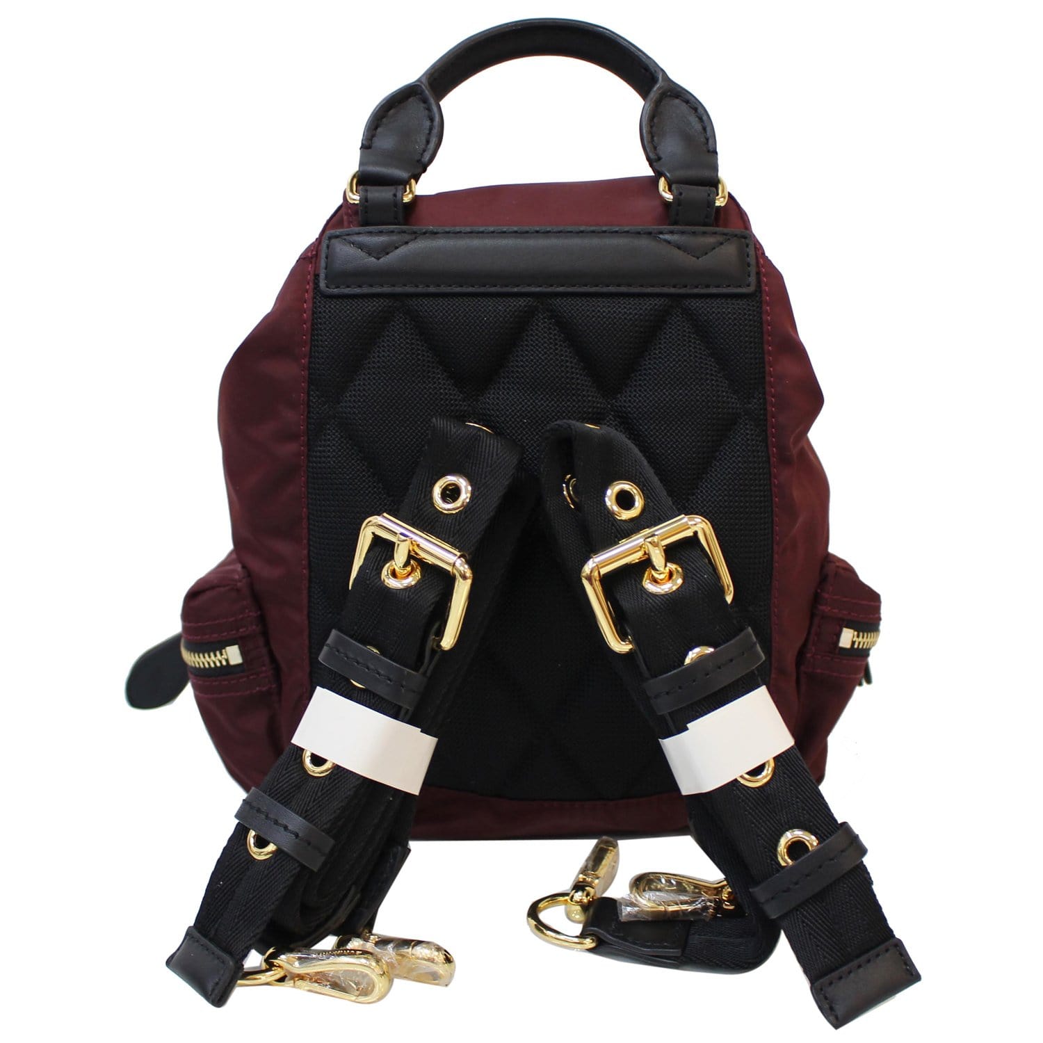 burberry backpack mini rucksack BURBERRY The Small Rucksack Nylon Backpack Red