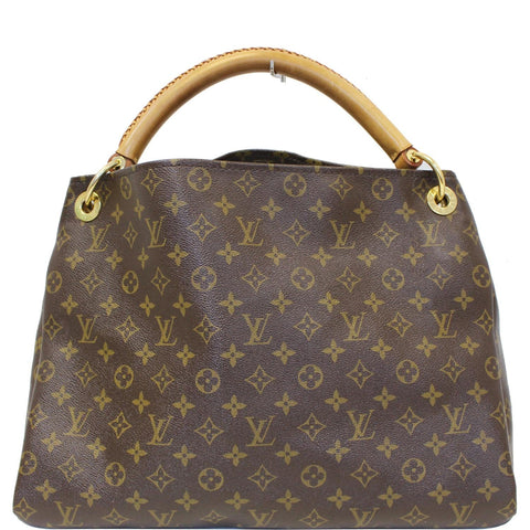 LOUIS VUITTON Artsy MM Monogram Canvas Hobo Shoulder Bag Brown